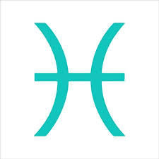 Pisces symbol in the shape of an H