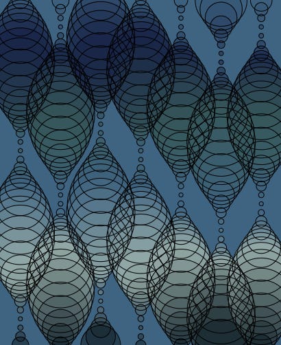 Pretty blue wallpapers made with rgbDesigner