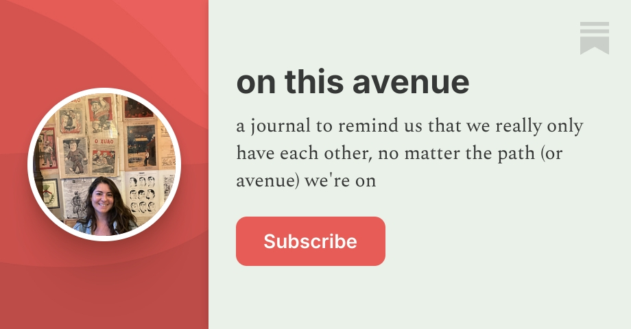 on this avenue | lexi | Substack