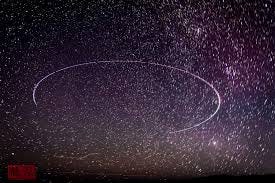 What are the lights in the Desert Sky Trail photo taken near Corn ...