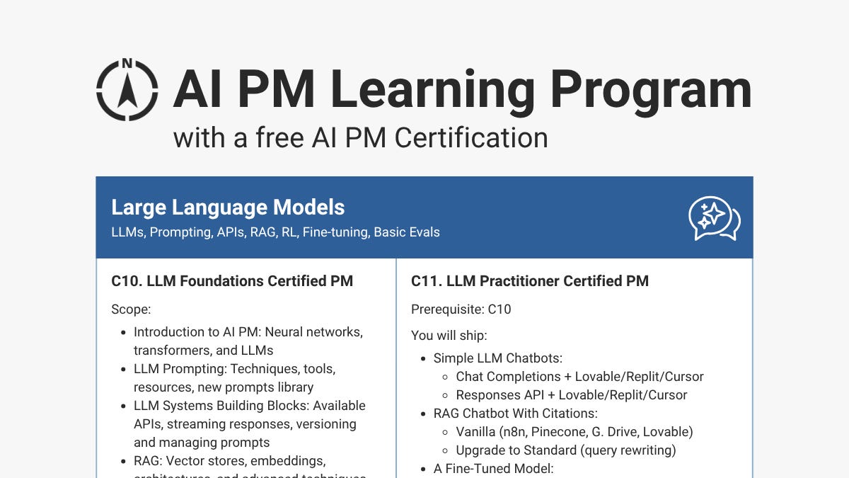 Pm Level Program C11. LLM Practitioner PM (AI PM Learning Program)