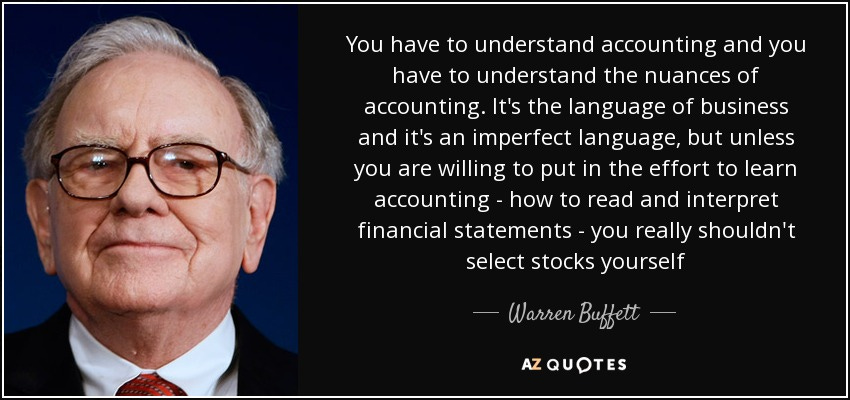 TOP 11 FINANCIAL STATEMENTS QUOTES | A-Z Quotes