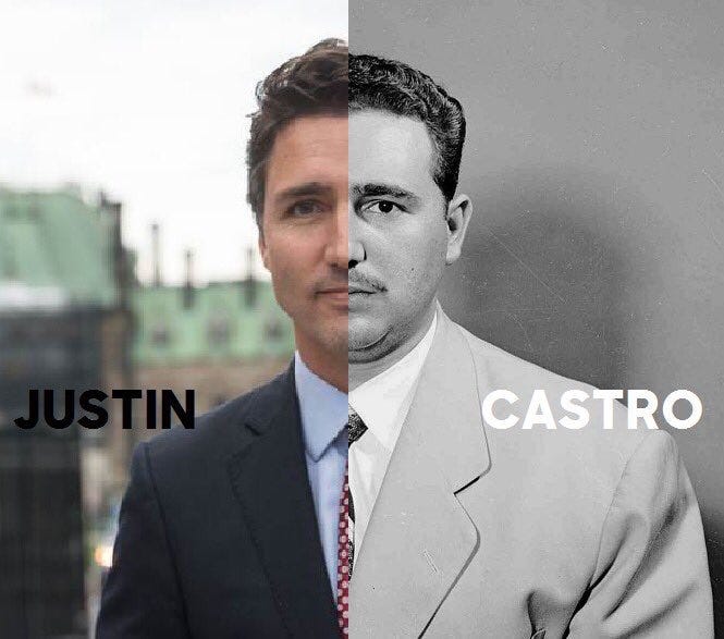 Is Justin Trudeau Fidel Castro's Child? (pics)