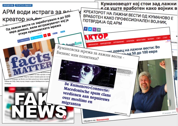 Nieuwscheckers en LeadStories in de Macedonische pers