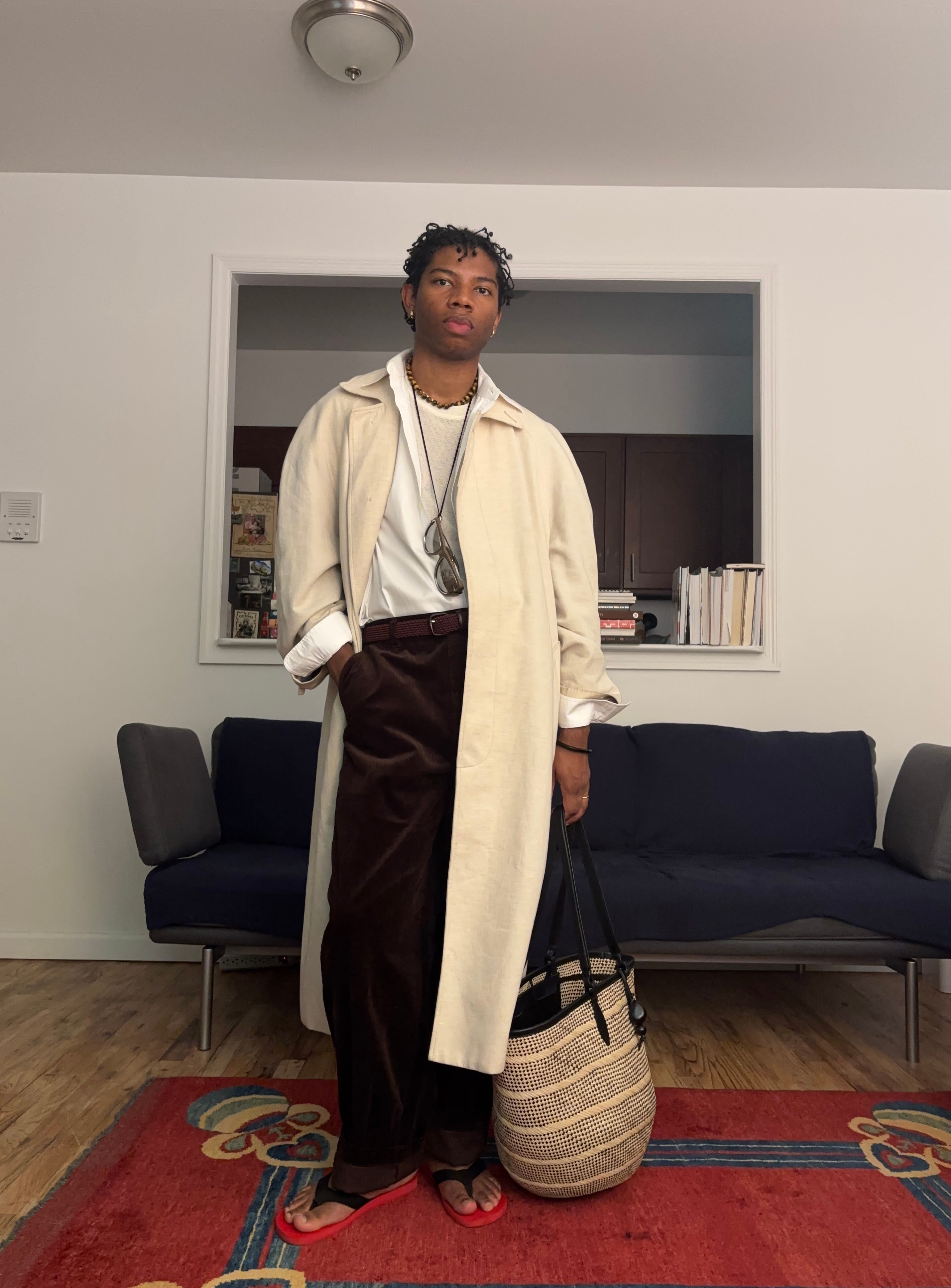 Power to the chocolate brown corduroys - by Jalil Johnson