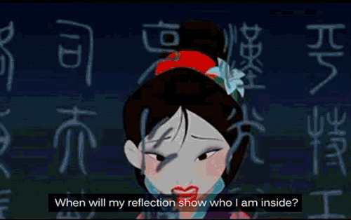 Mulan reflection gif