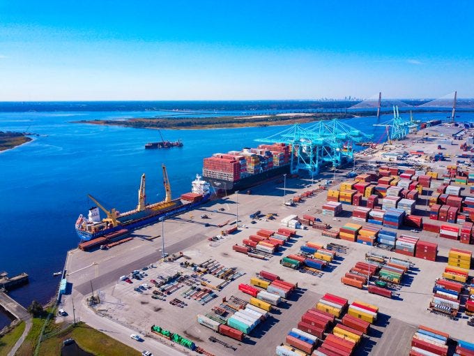 JAXPORT adds an additional 700 feet of newly reconstructed berthing space at Blount Island JAXPORT adds an additional 700 feet of newly reconstructed berthing space at Blount Island