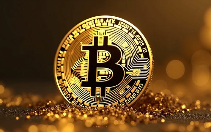 Download 3d Bitcoin logo, golden coin, cryptocurrency, Bitcoin coin sign, Bitcoin  logo, Bitcoin emblem, gold background, gold, gold coin with Bitcoin sign,  Bitcoin sign, Bitcoin wallpapers for desktop free. Pictures for desktop