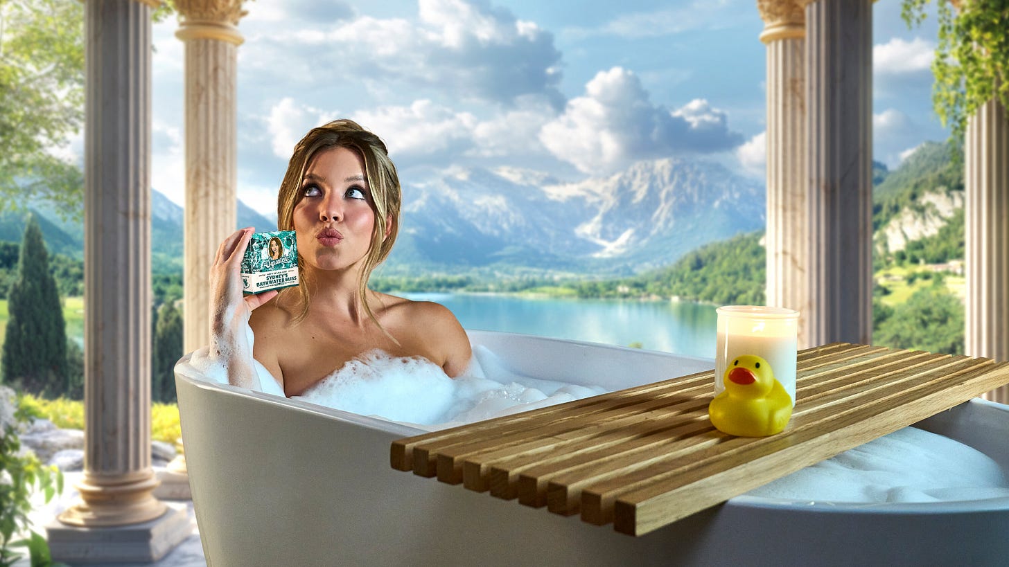 Sydney Sweeney and Dr. Squatch Launch Soap Infused With Actress's Bathwater  - The New York Times