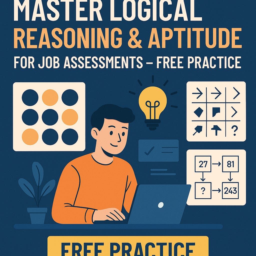 Master Logical Reasoning & Aptitude for Job Assessments – Free Practice