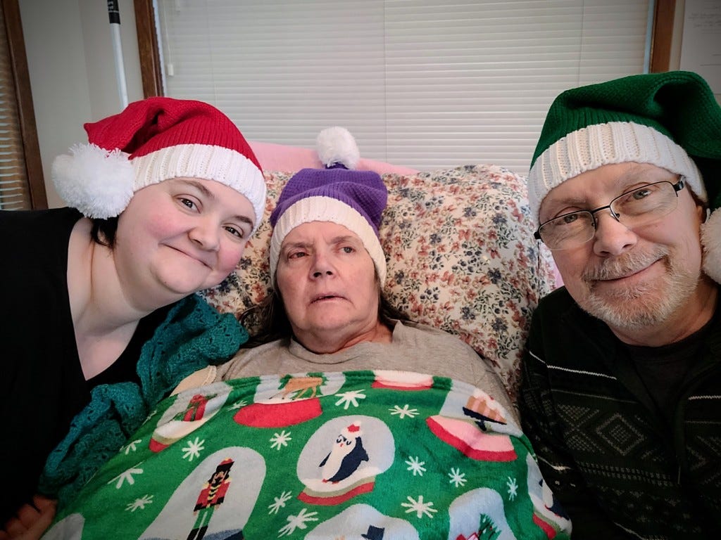 Daughter Jenna, wife Janis, and I hope you had a great Christmas holiday