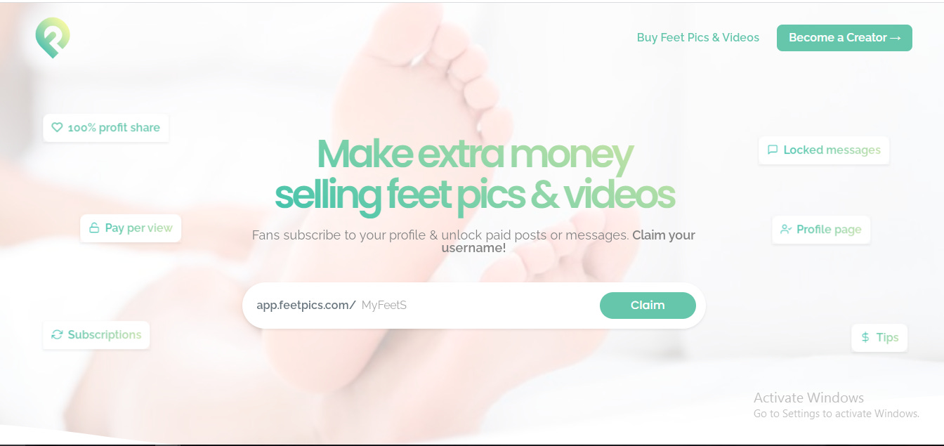 selling feet pics on feetpics.com