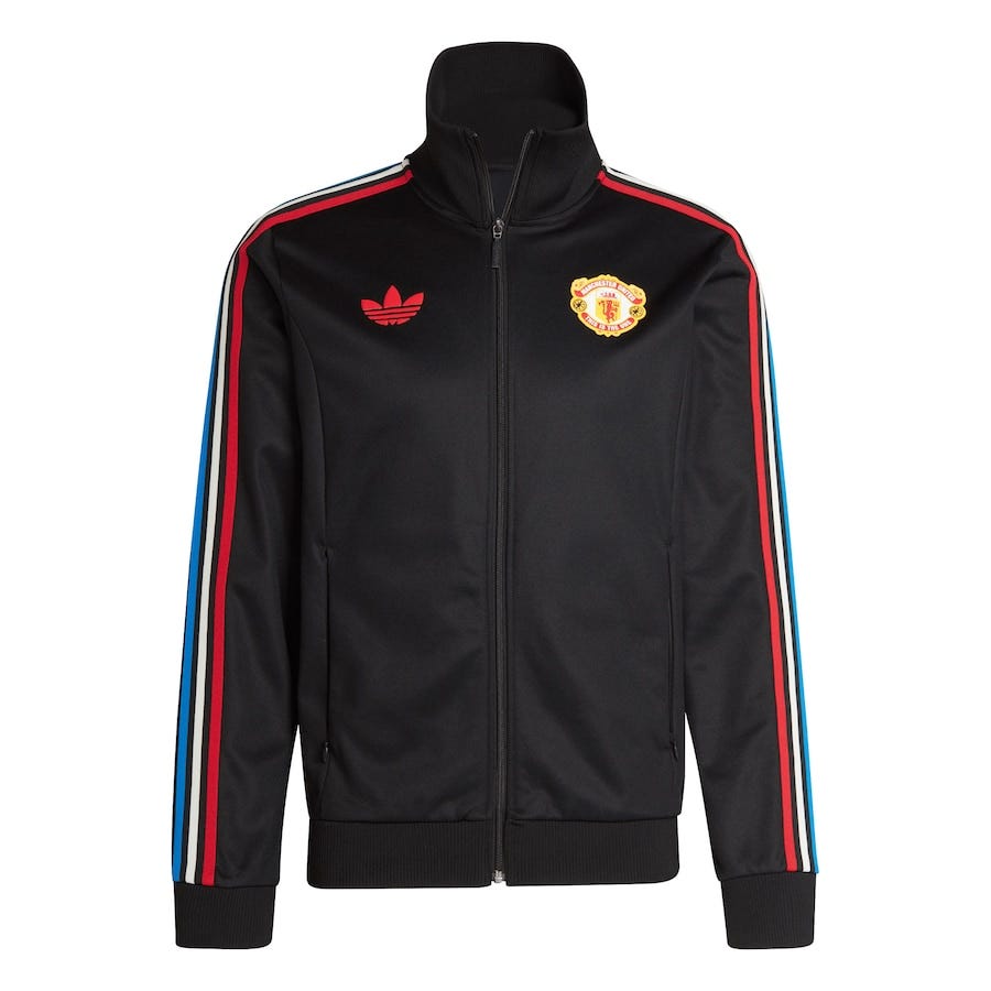 Manchester United adidas Originals Stone Roses Track Top - Black