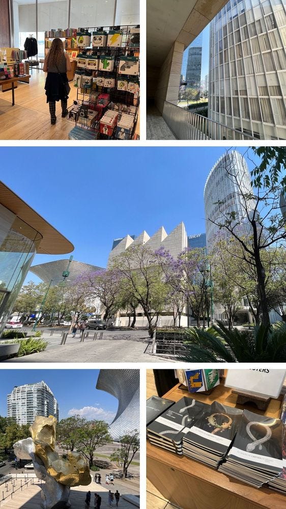 Vistas adicionales desde el Museo Jumex y de la tienda del museo. Fotos @LightRich