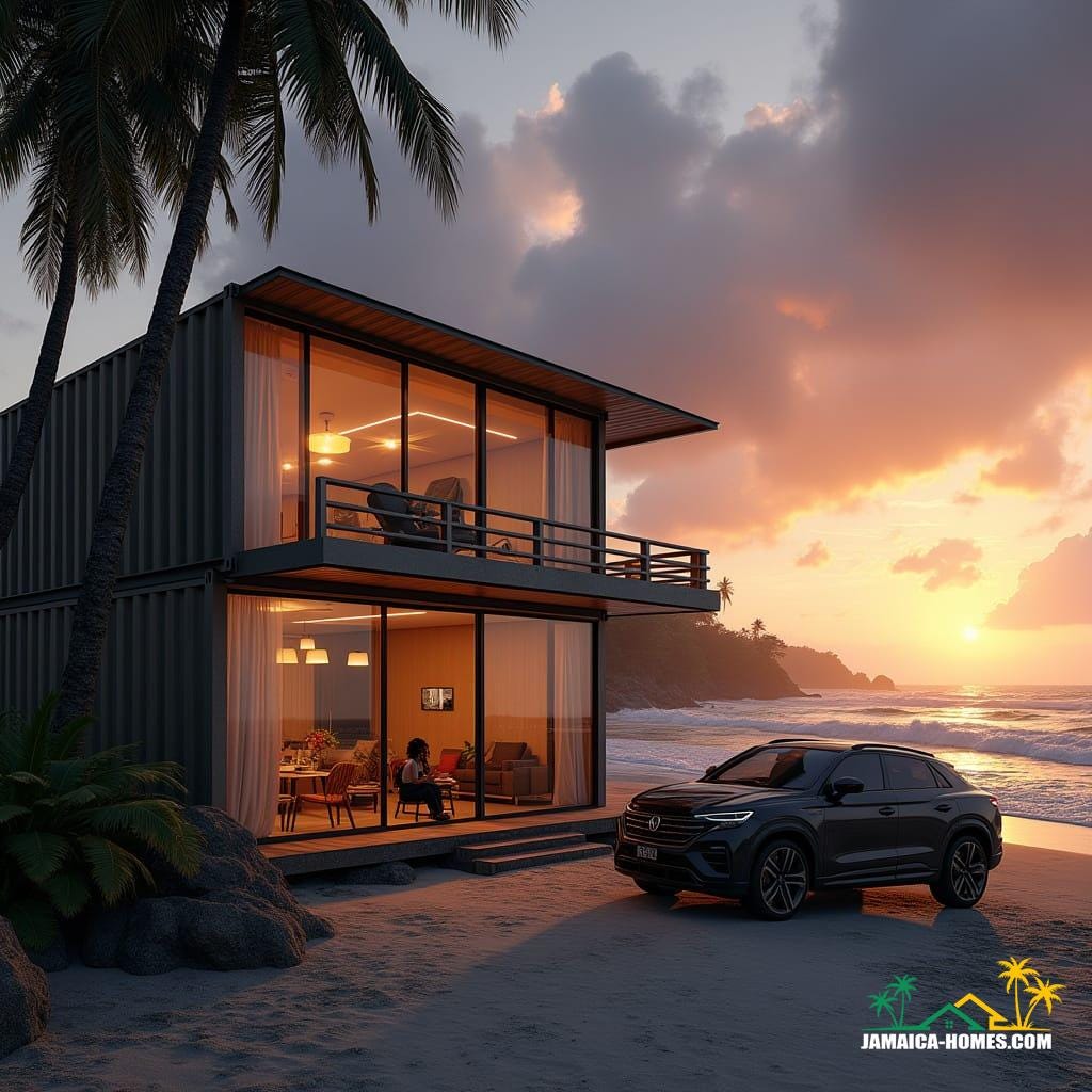 North Coast Beachfront Double-Story Container Home