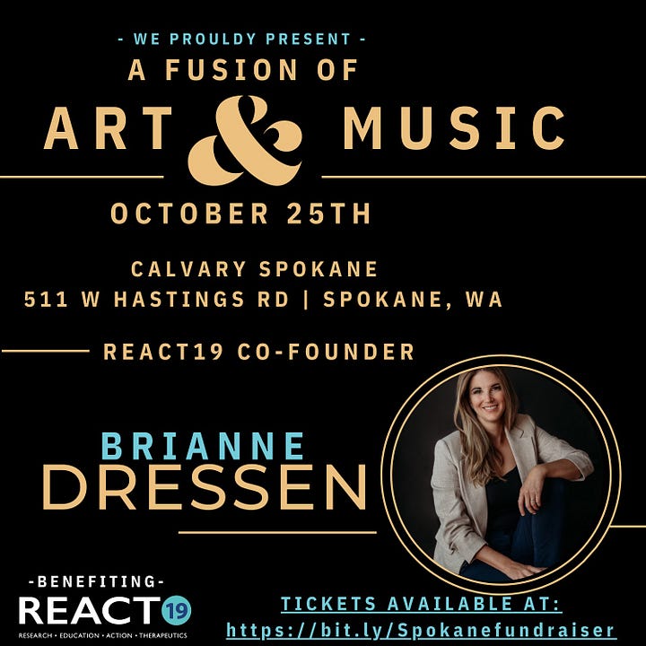 Restoring Hope Art & Music Fundraiser Flyer. Click images for larger view.