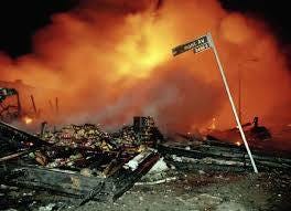 May be an image of fire