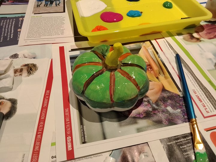 pumpkin decorating event