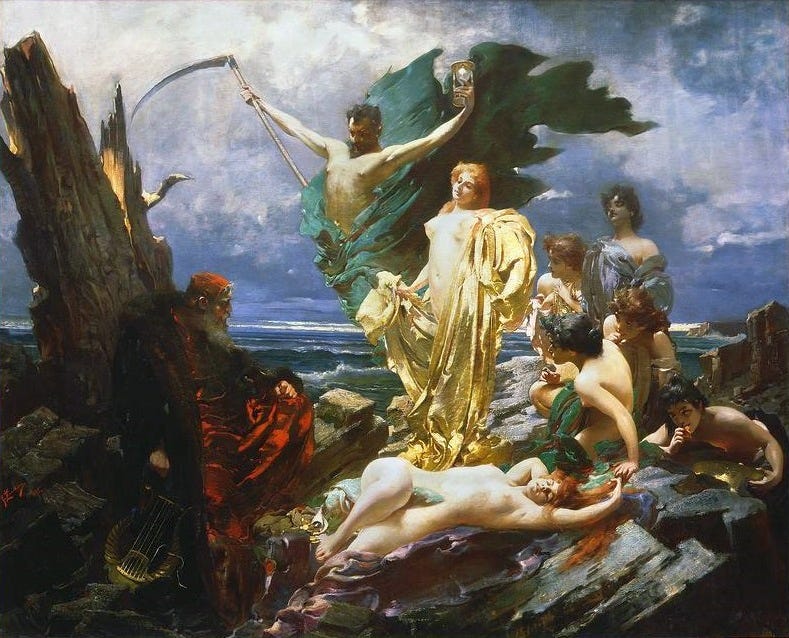 The Sinner's Past - Seven Deadly Sins (1895) Franciszek Żmurko :  r/ArtHistory