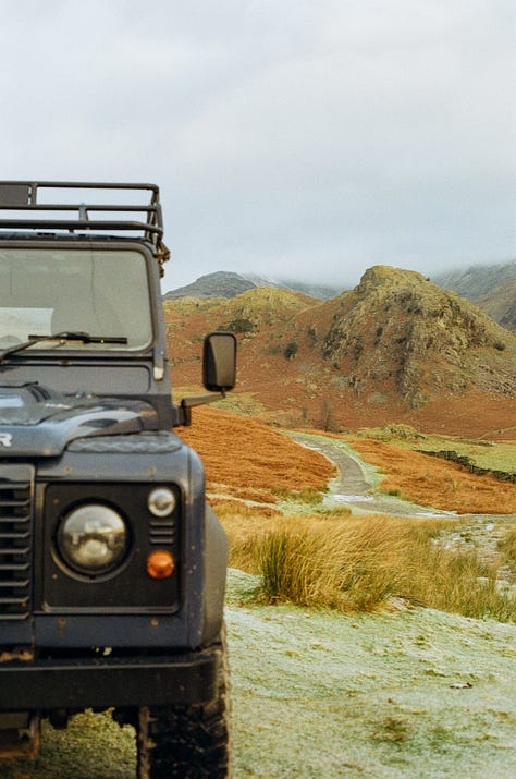 film images shot on kodak gold 35mm of vanlife and travel