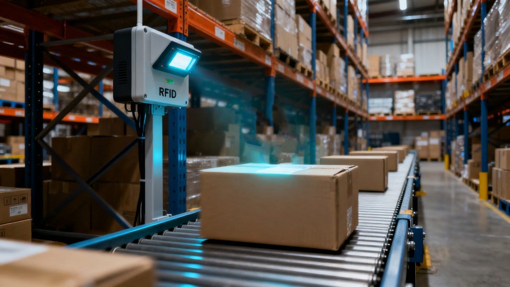 Understanding the Difference Between RFID Reader and RFID Antenna 1 RFID Reader in Action