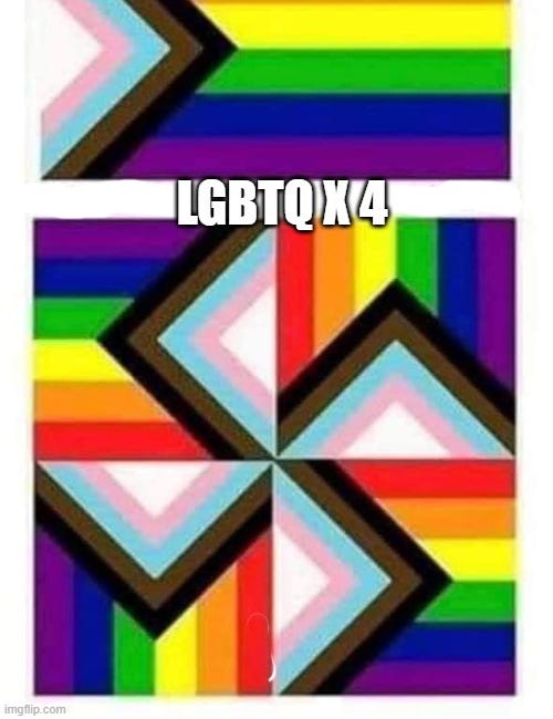 The woke and LBTG+Q++ are the Hitler Youth of today...