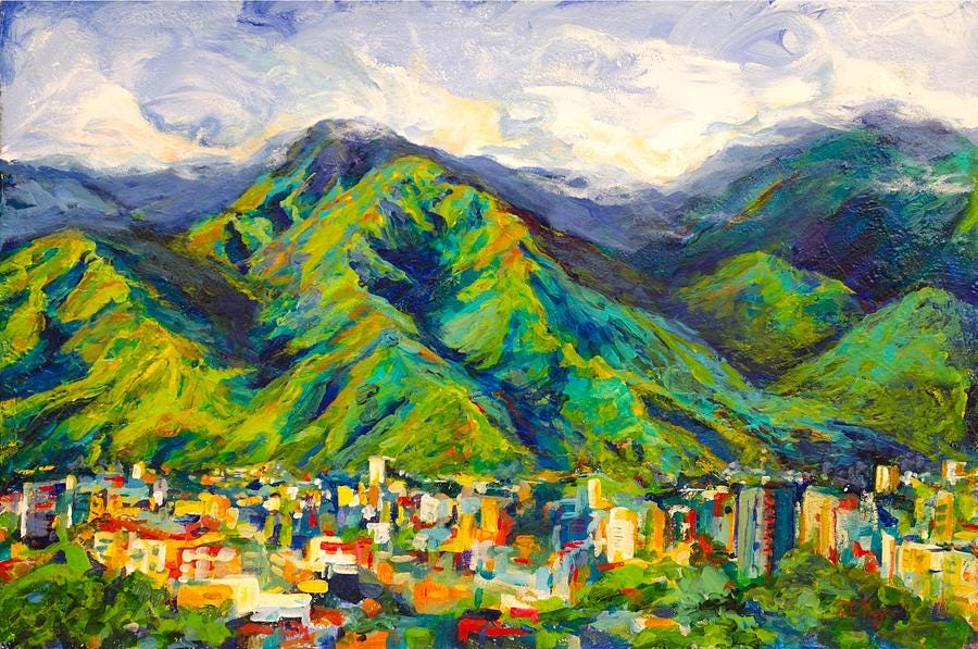 Mountain Valley by Patricia Maguire