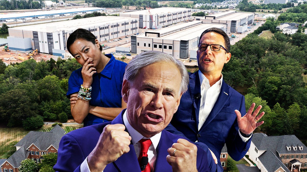 Politicians Suddenly Notice Everybody Hates Data Centers