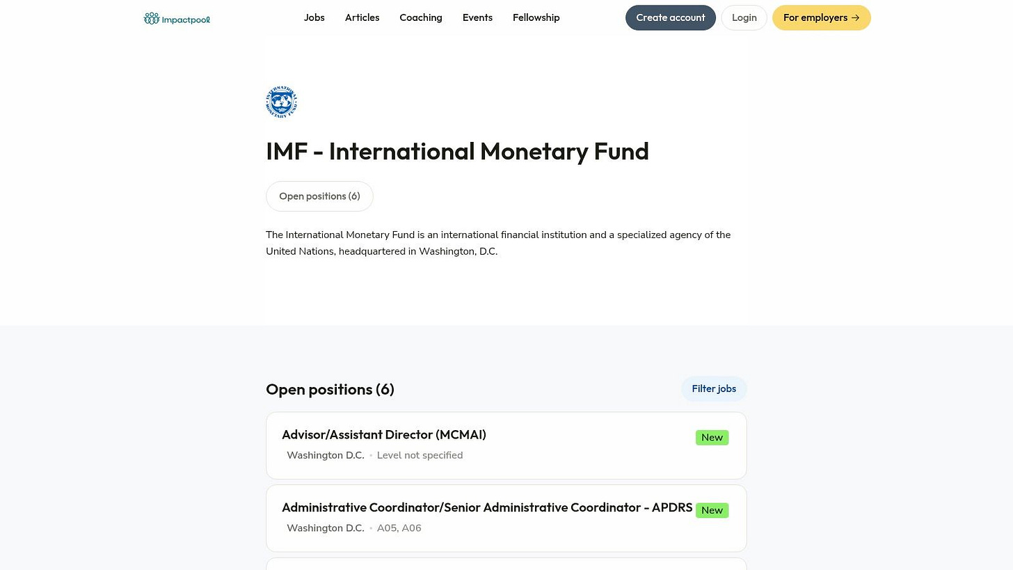 Impactpool (IMF organization page)