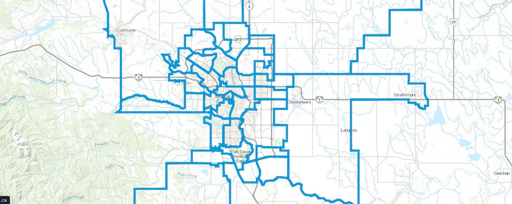 Alberta is getting a new map for the next provincial election