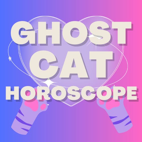 ghost cat horoscope: a newsletter from Jen Comfort
