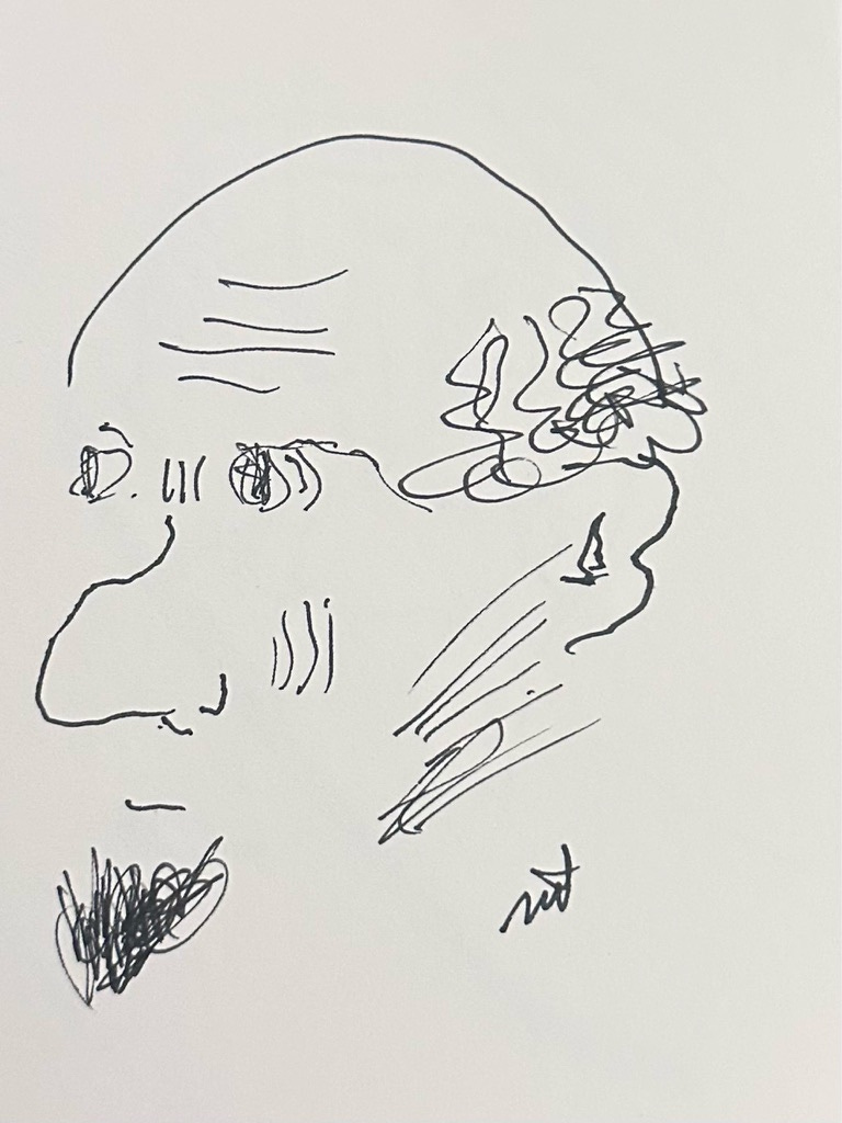 Wrinkles Doodle copyrighted by Mark Tulin.