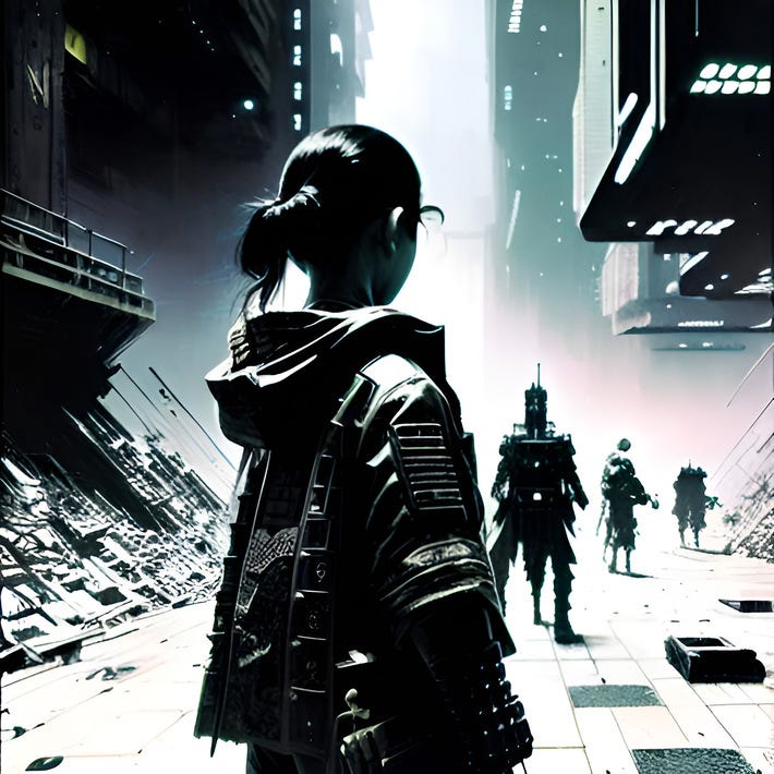 Cyberpunk Graphic Novel - and the devil died screaming