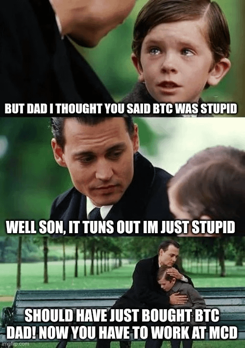 r/cryptocurrencymemes - "I am smarter than Bitcoin"