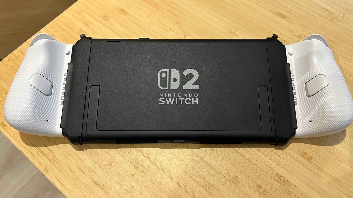 Mobapad C70 Pro Joy-Con Adapter back view Mobapad C70 Pro Joy-Con Adapter back view