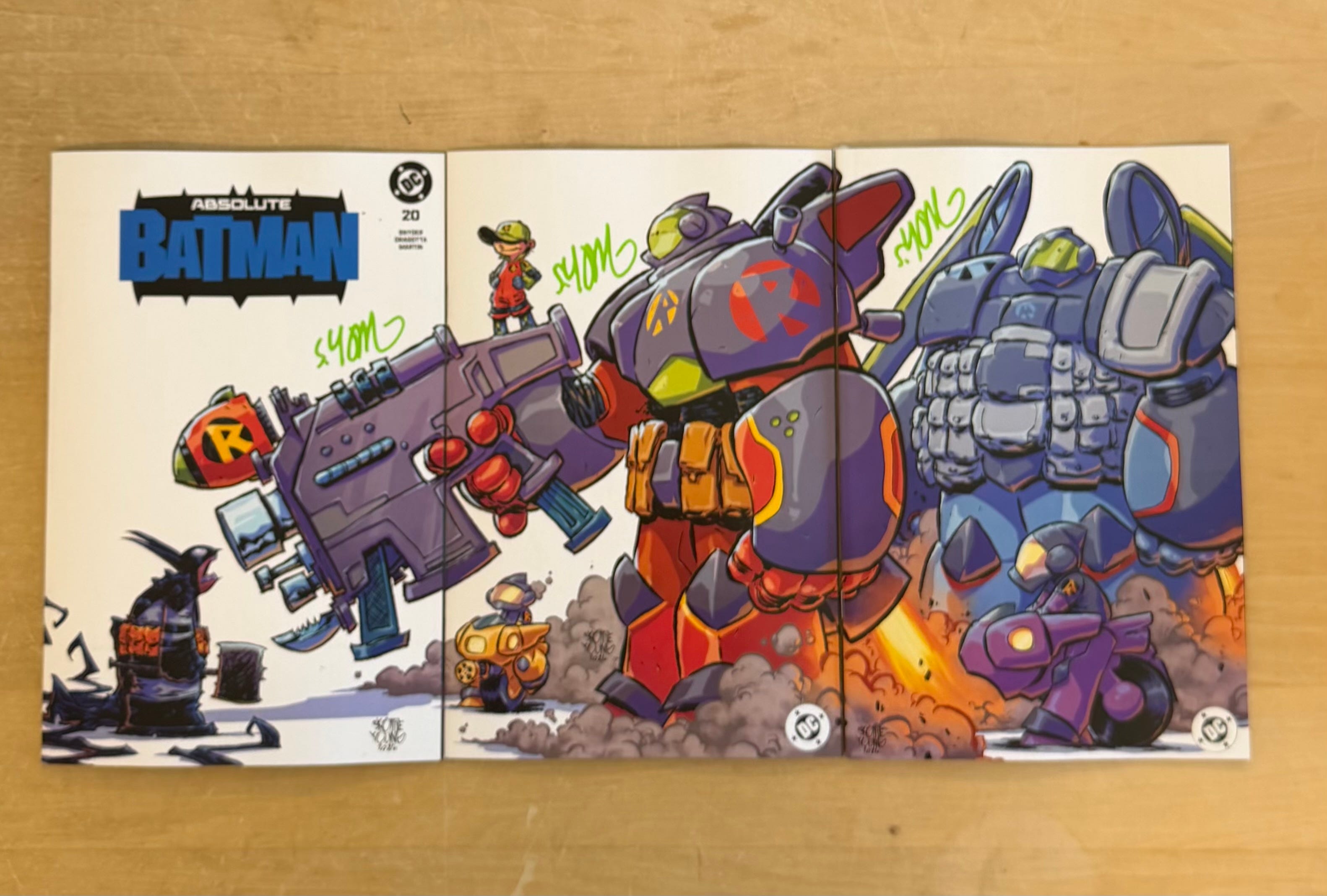 ABSOLUTE BATMAN 20 TRIPTYCH IS HERE! - by Skottie Young