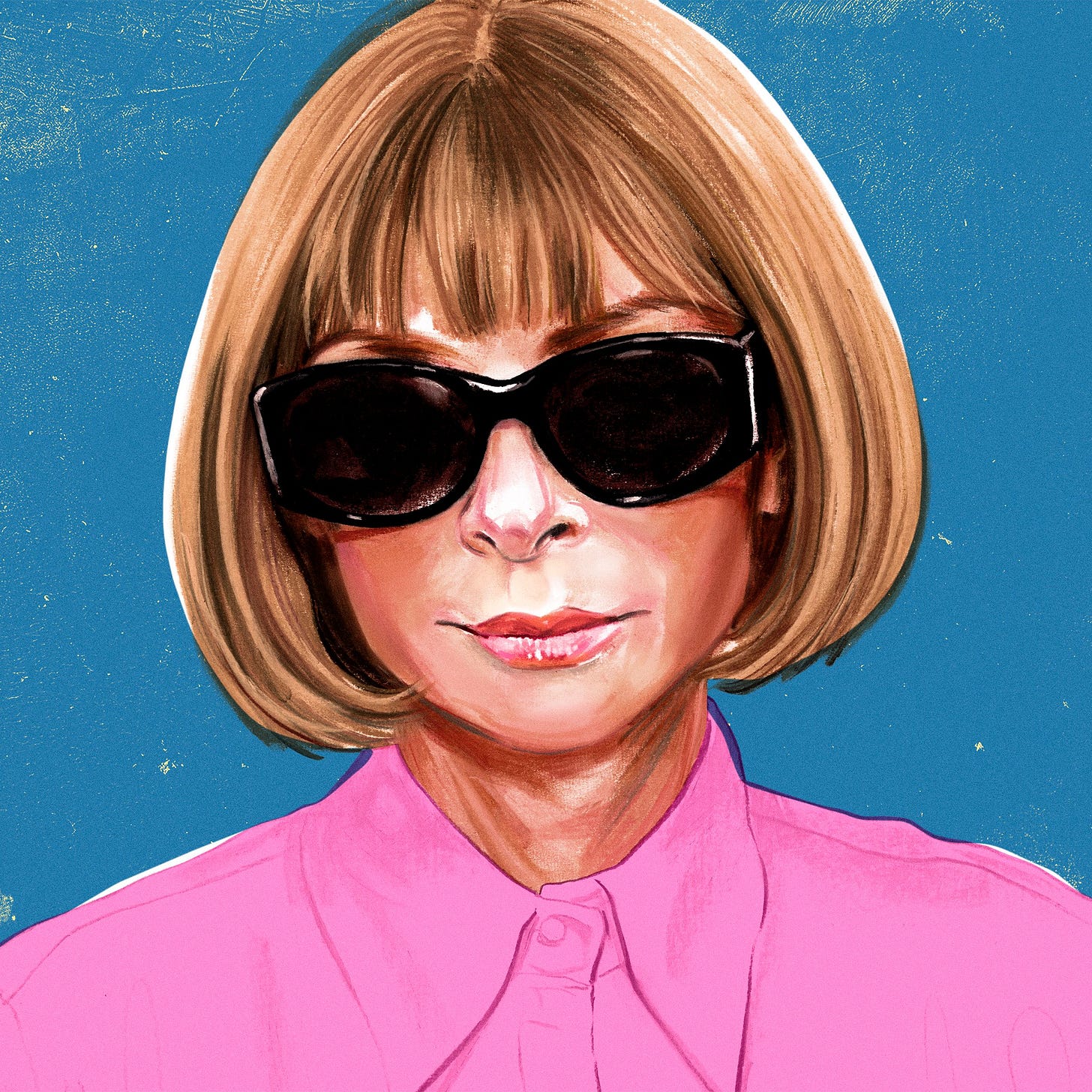 Portrait of Anna Wintour. Portrait of Anna Wintour.