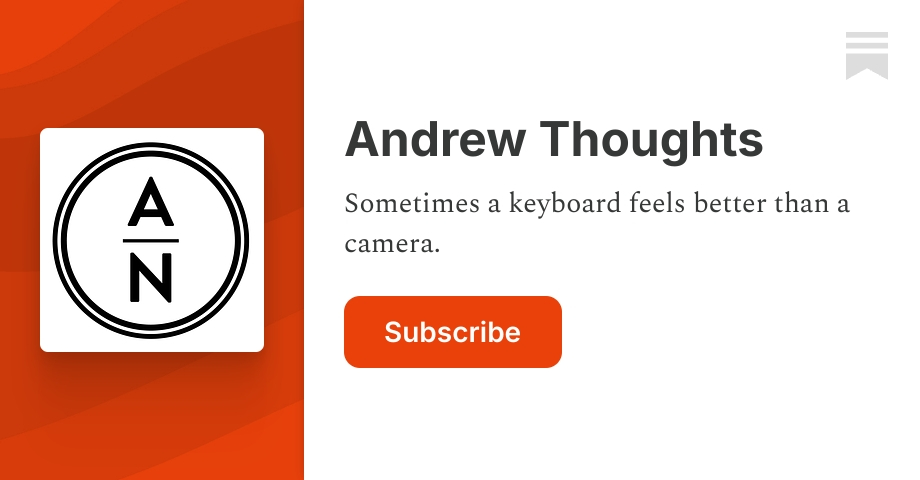 Andrew Thoughts | Substack