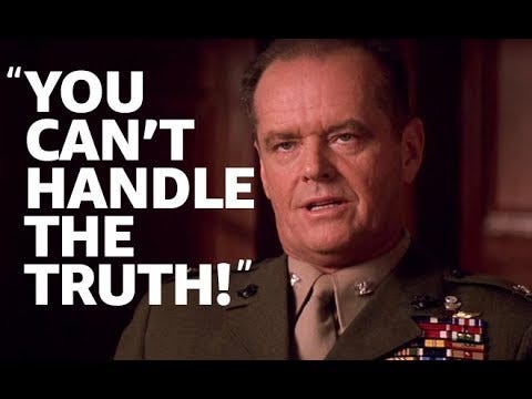 A Few Good Men "You Can't Handle The Truth" Scene | BETWEEN THE LINES -  YouTube