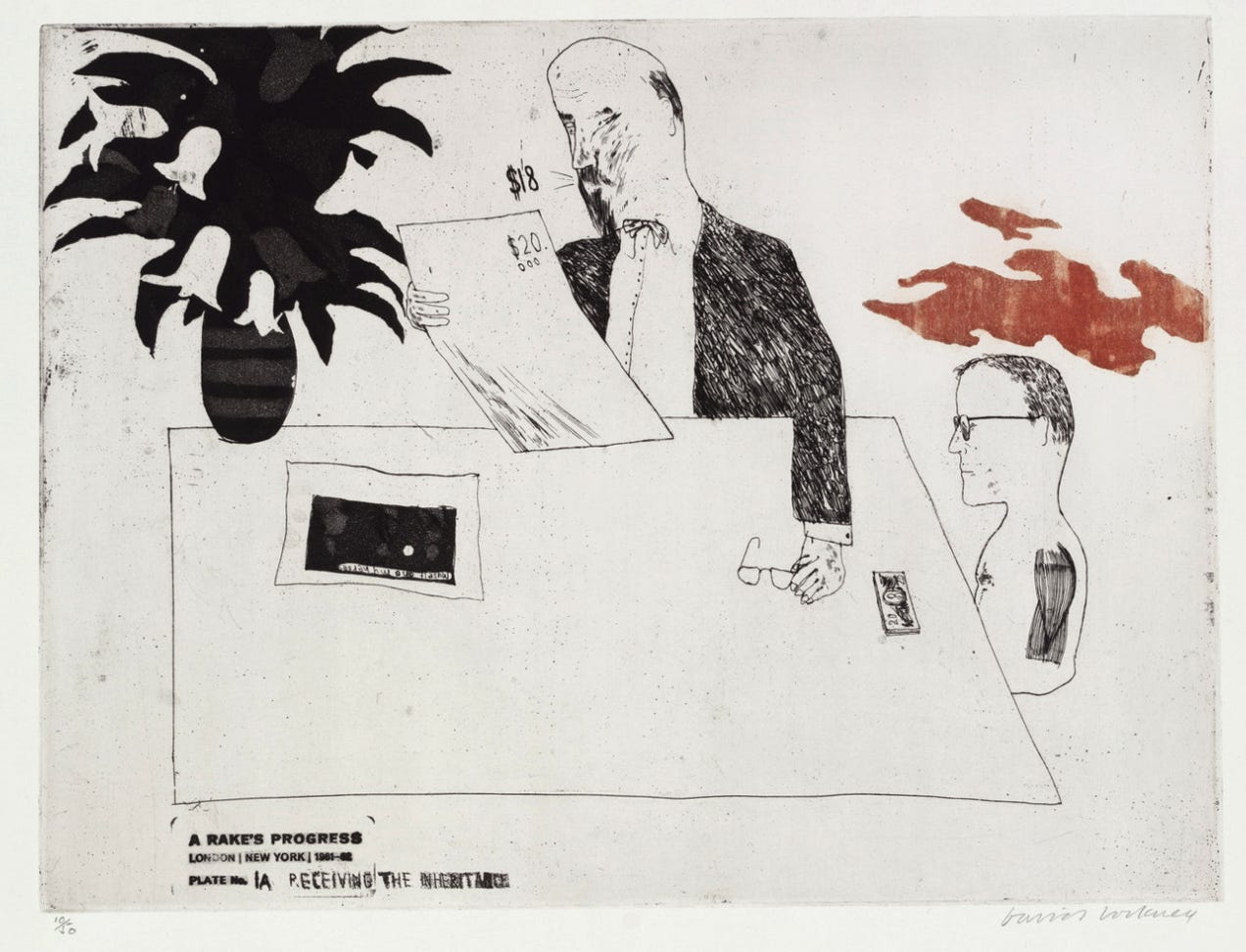 David Hockney: The Rake's Progress - by Bill Russell