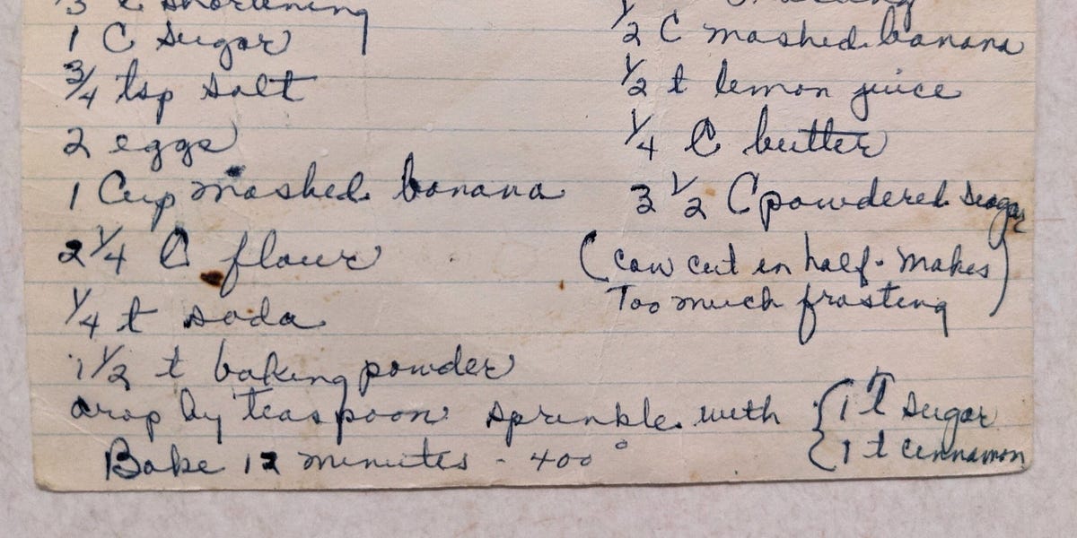 Cooking in the Age of Infinite Recipes 