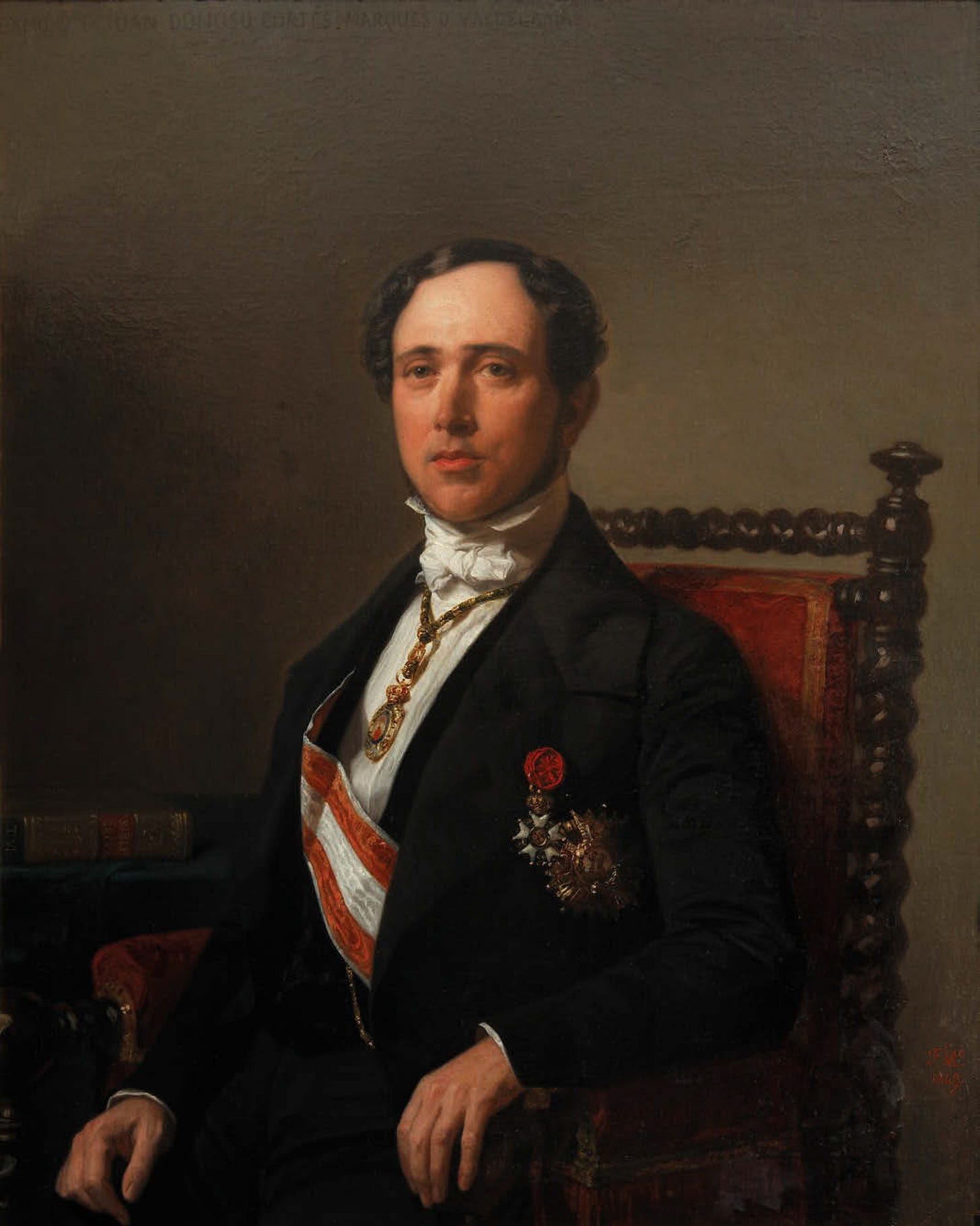 Donoso Cortés por Federico Madrazo (1849)
