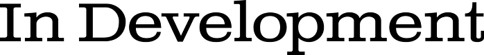 In Development Magazine