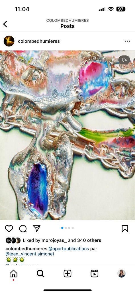 Colombe D’Humieres Molten melted jewellery trend