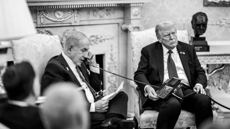 Trump holds the phone, Bibi reads from script: Netanyahu's apology to Qatar  PM