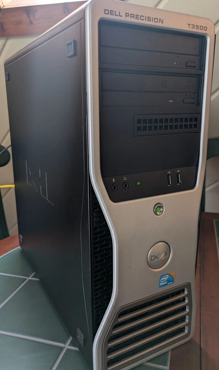 Images of the server inside and out