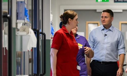UK politics: Streeting does not want 'corridor care' in UK hospitals to be normalised - as it happened