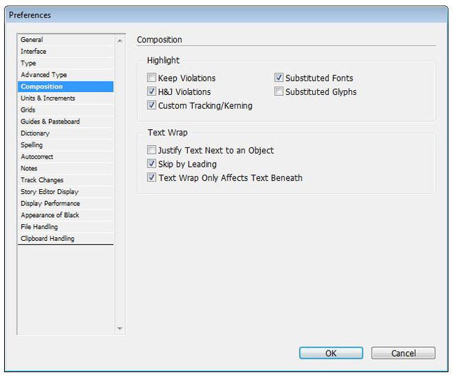 Changing Indesign Preferences How to Fix Book Typesetting and Layout Issues In InDesign
