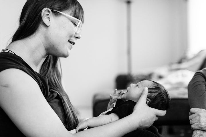 pictures of Nikko as a doula