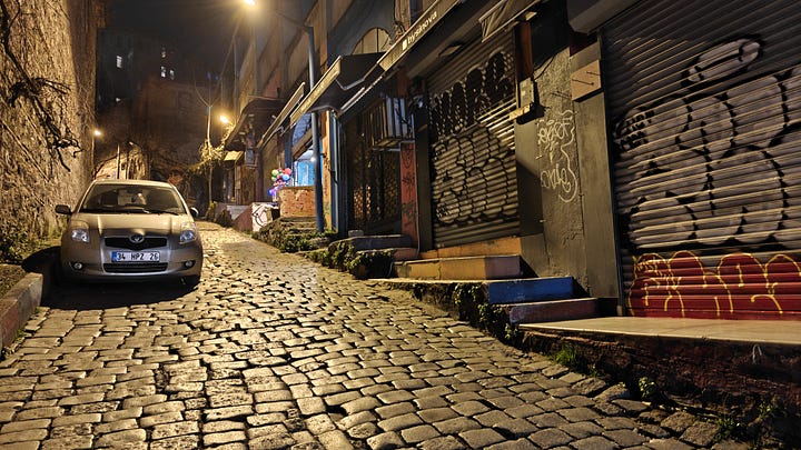 One store opened up in the night on this street, the shooting game store